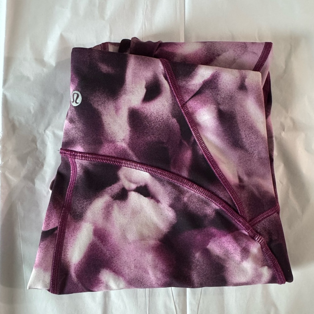 Lululemon Purple Patterned Leggings